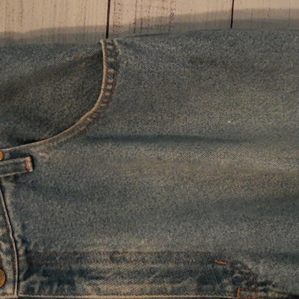 Giorgio Armani VTG 90s Denim Spa V Durini N 24 Milano Made In Italy COTTON 32x32 - Picture 8 of 16